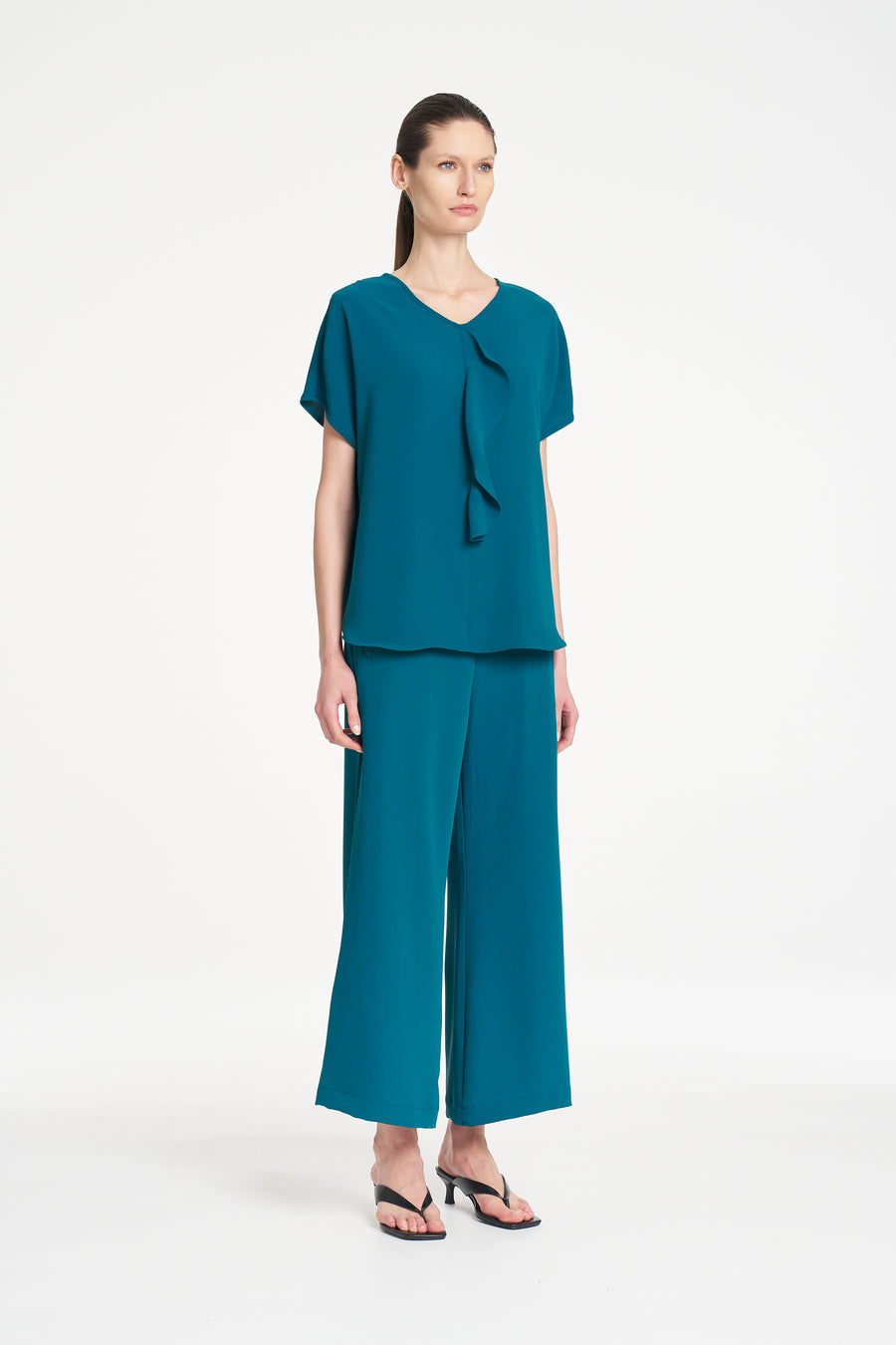 Crop Suit Pant Agean