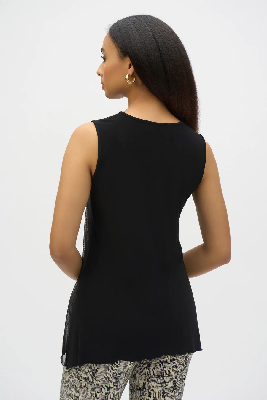 Mesh Foiled Top