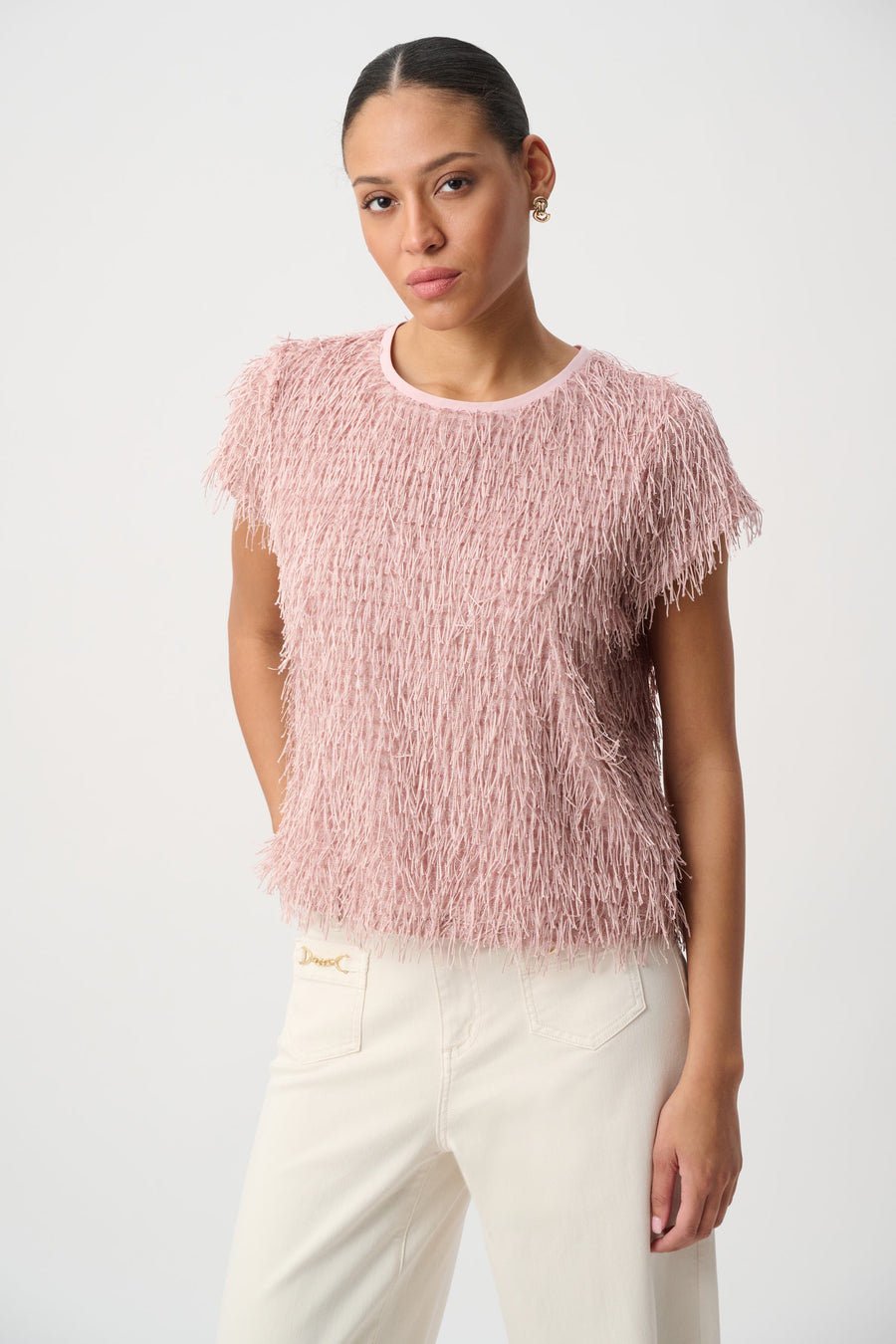 Fringe Top Blush