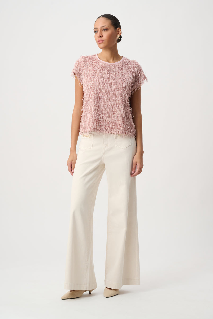 Fringe Top Blush