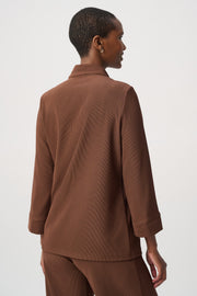 Rib Knit Half Zip Top