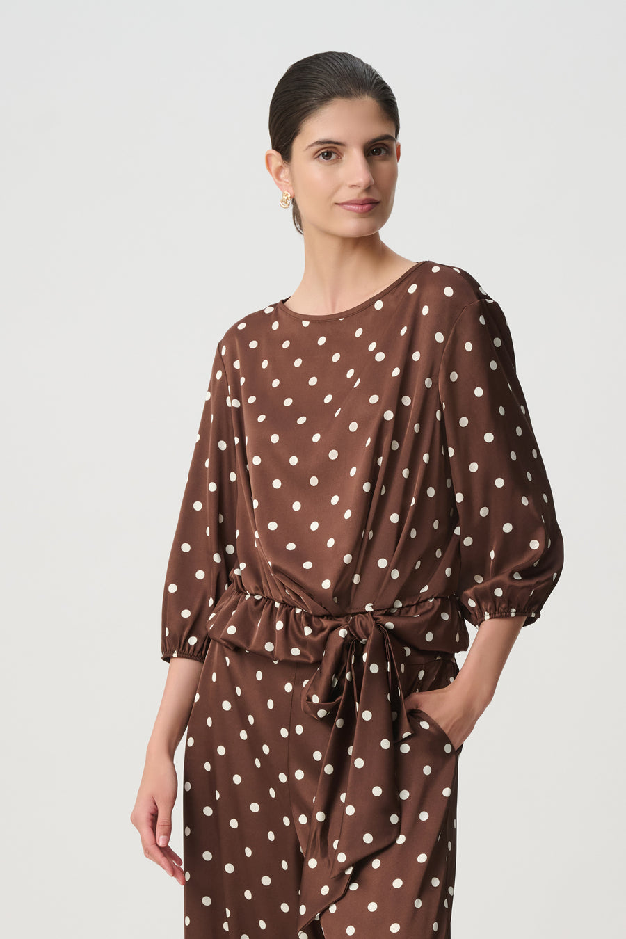 Satin Spot Top