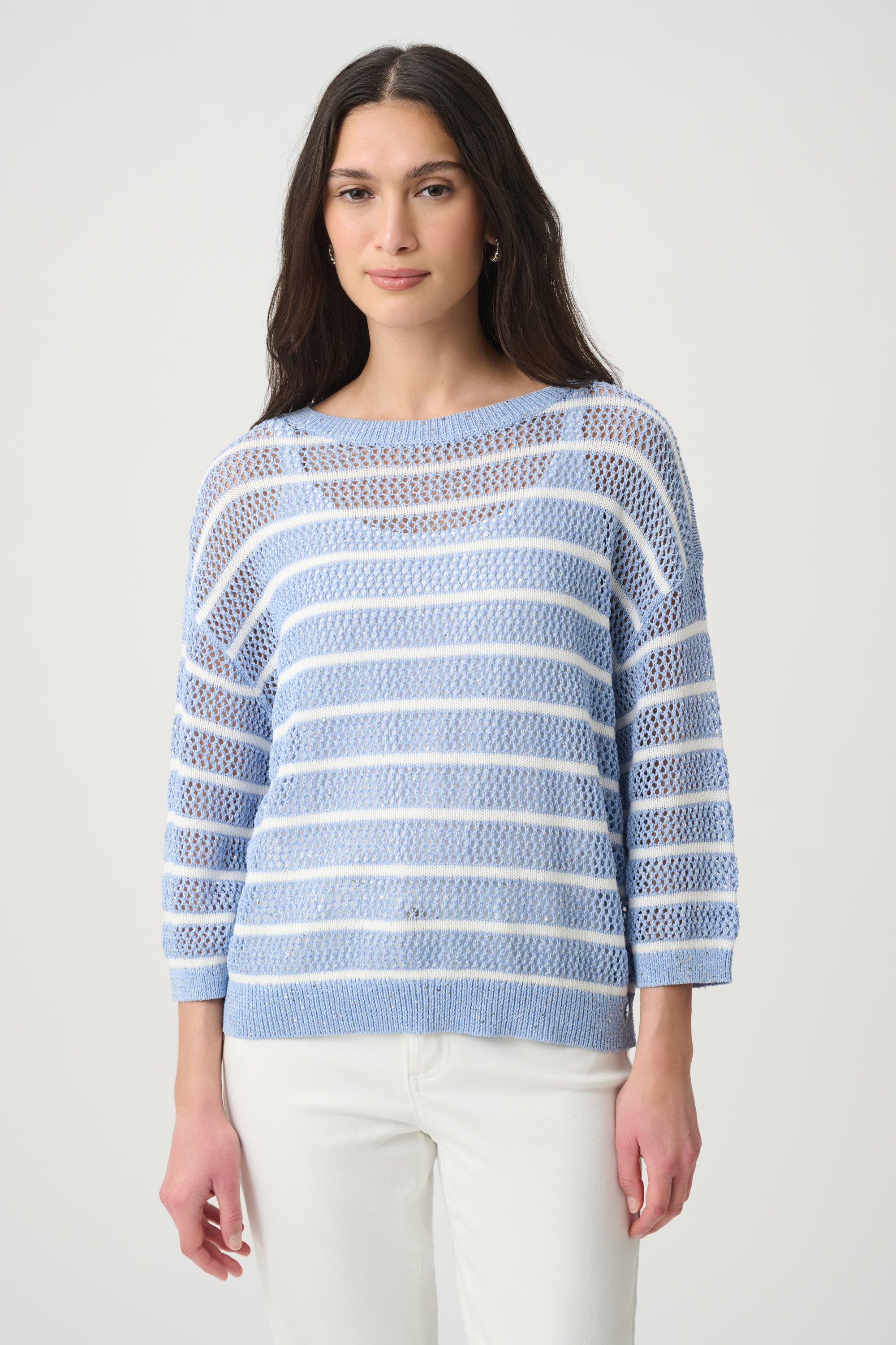 Cotton Blend Stripe Top