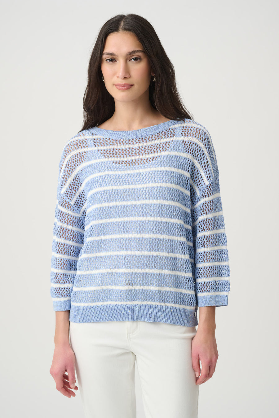 Cotton Blend Stripe Top