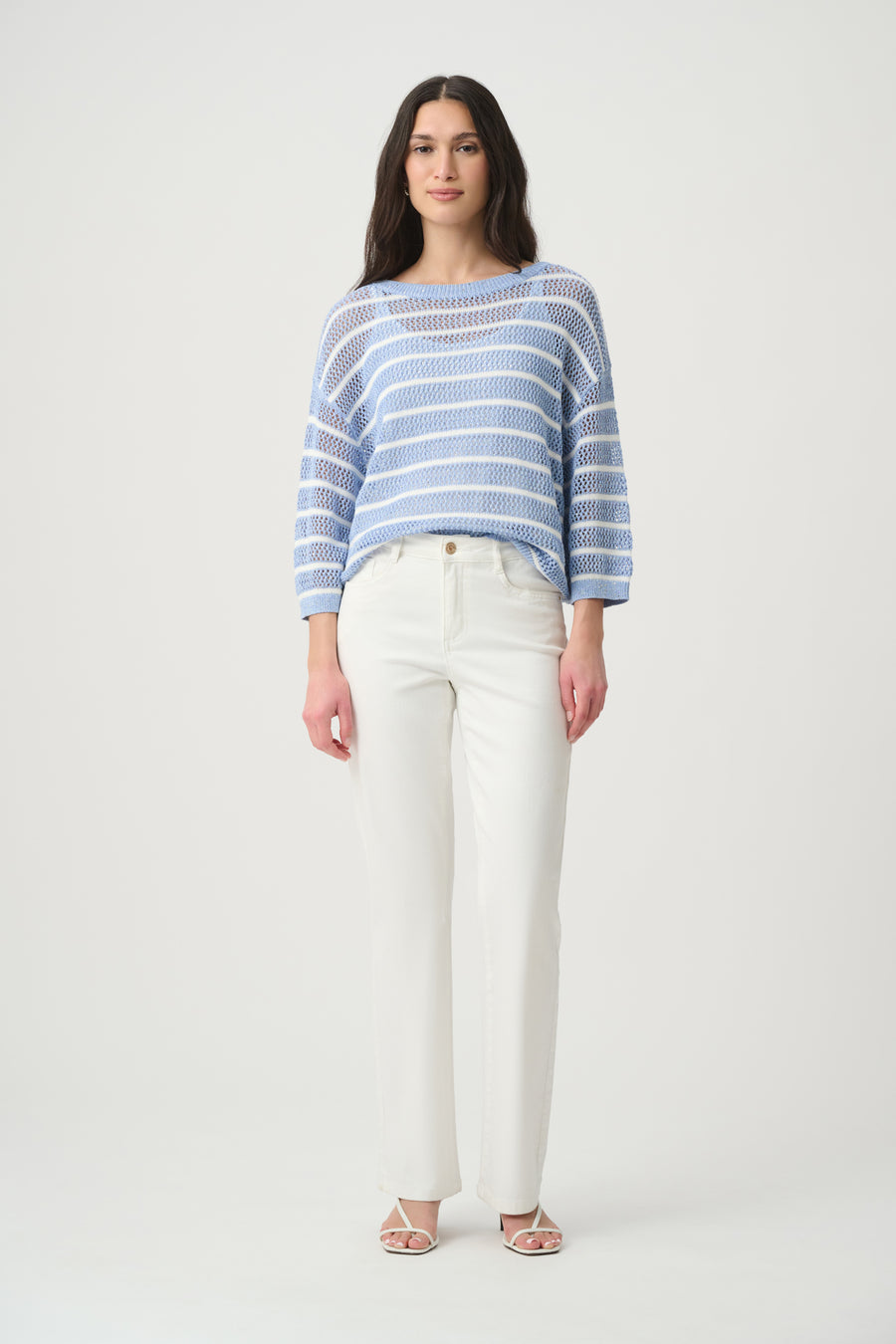 Cotton Blend Stripe Top