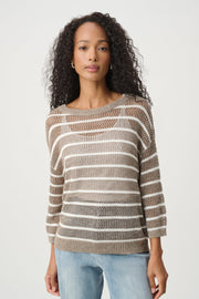 Cotton Blend Stripe Top