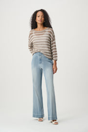 Cotton Blend Stripe Top