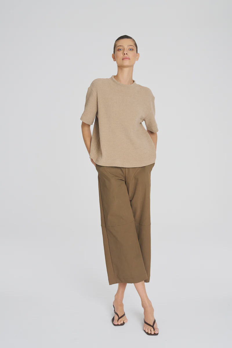 Box Halo Top Cord Knit