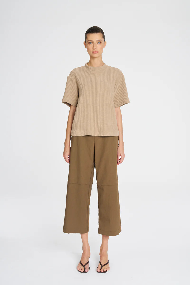 Box Halo Top Cord Knit