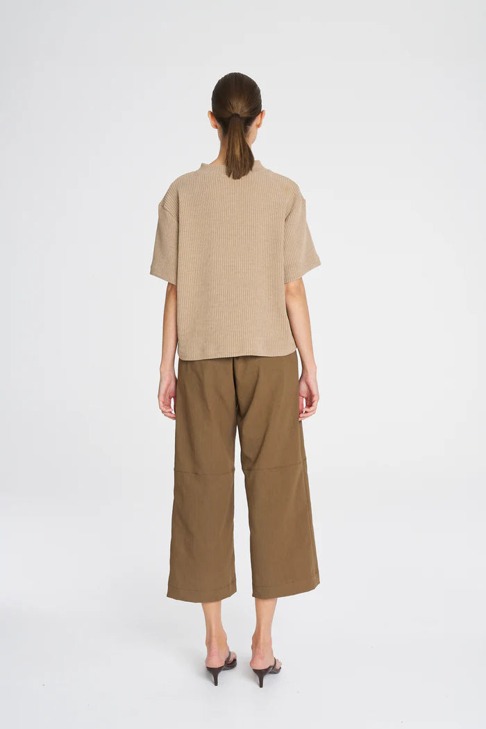 Box Halo Top Cord Knit