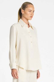 Tab Shirt Suit Stripe