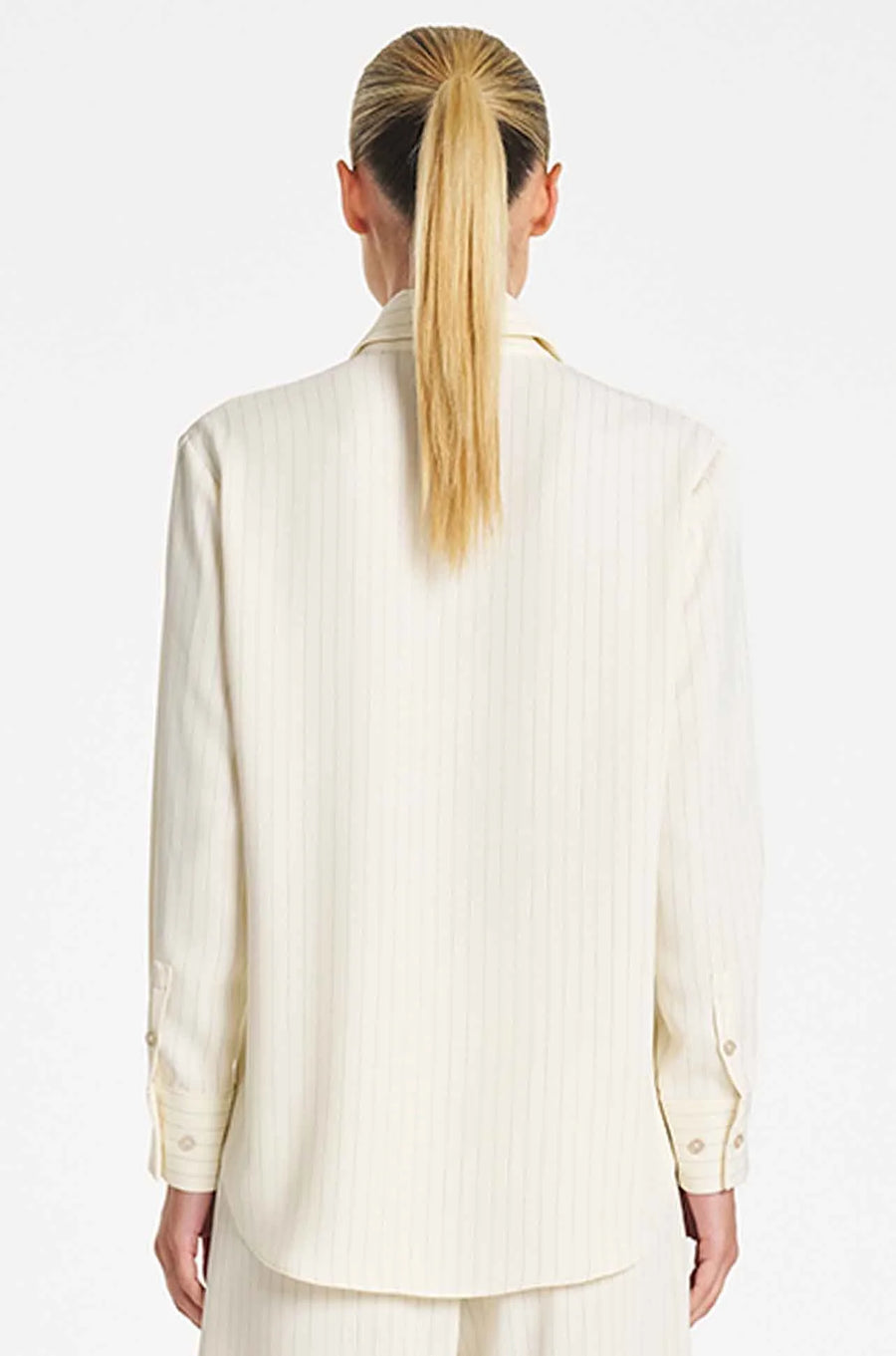 Tab Shirt Suit Stripe