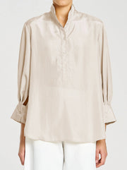 Resort Shirt Tumbled Taffeta