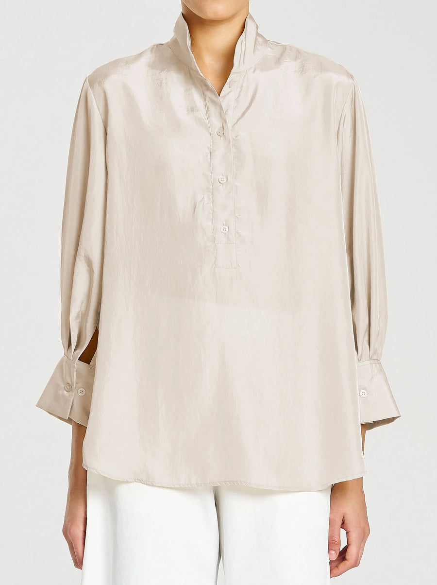 Resort Shirt Tumbled Taffeta