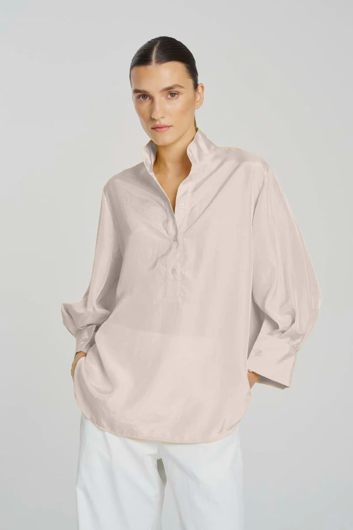 Resort Shirt Tumbled Taffeta