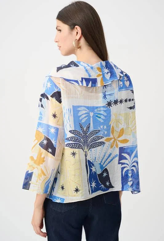 Cowl Print Top