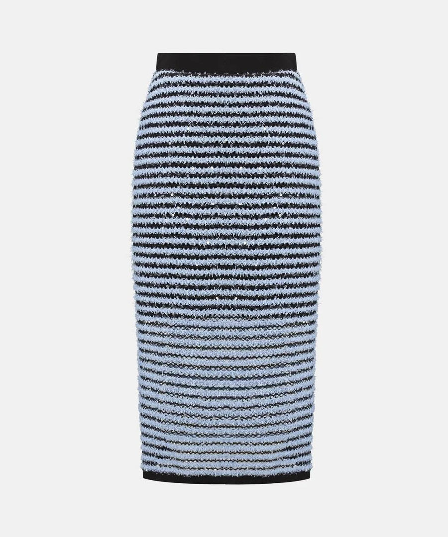 Stripe Pencil Skirt