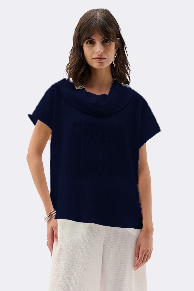 Bubble Top Navy