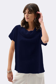 Bubble Top Navy