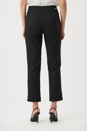 Slim Fit Pull On Black