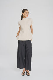Zip Front Cord Knit