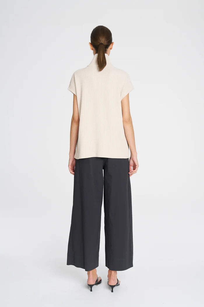 Zip Front Cord Knit