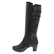Black Knee High Boot