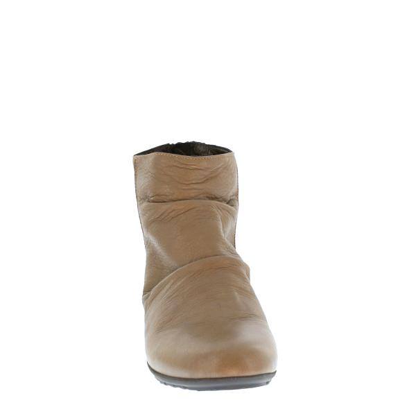 Taupe Back Zip Boots