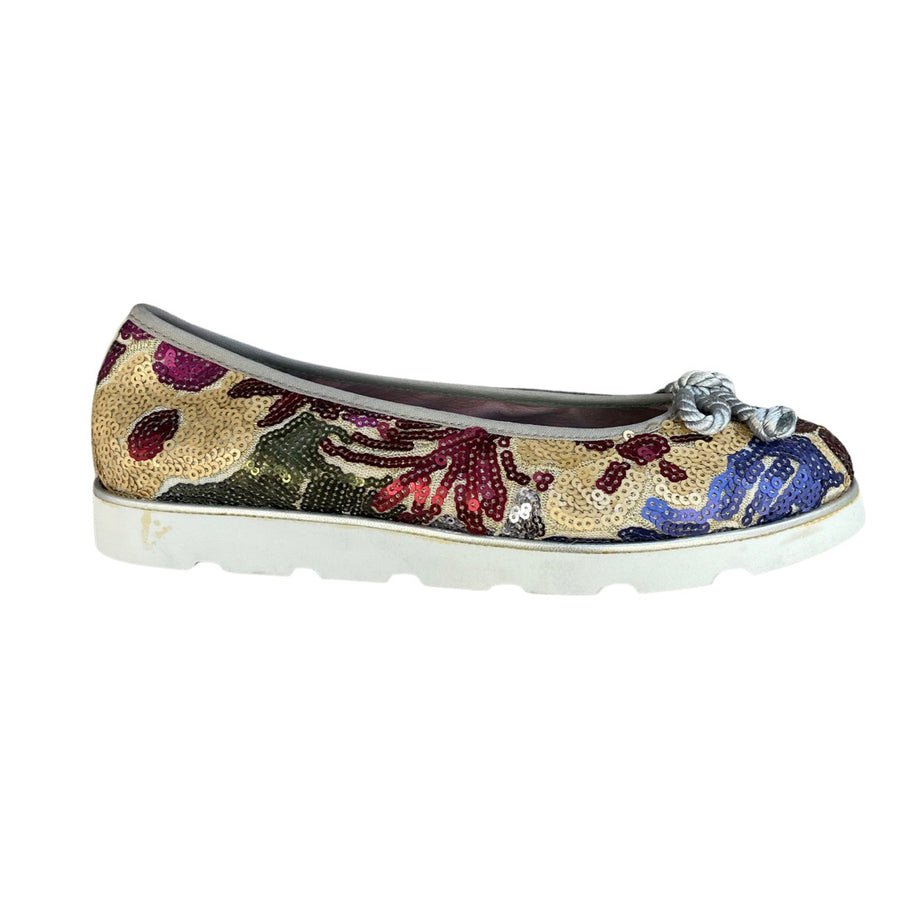 Neo Ballerina Flowers Beige