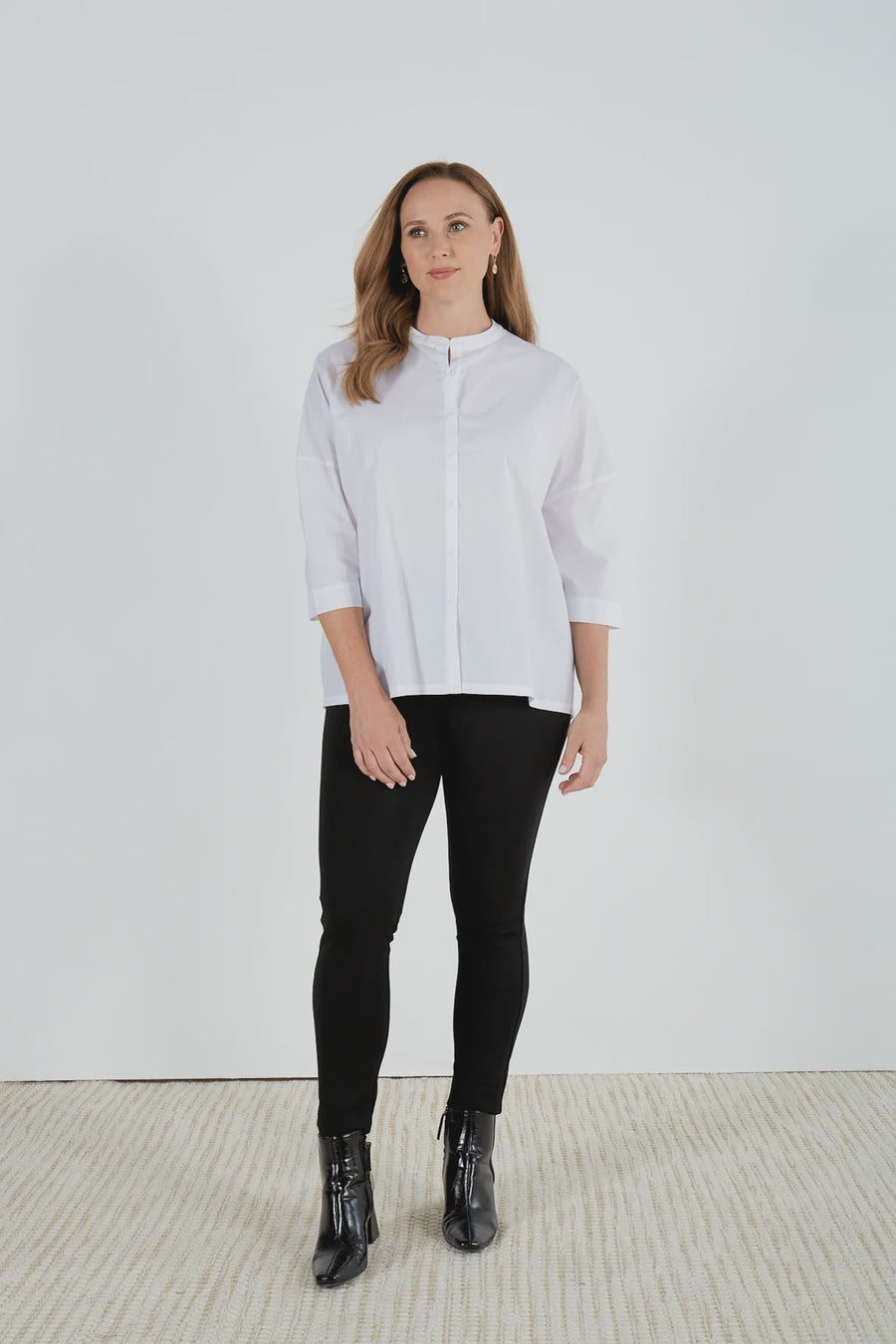 Elastic Gather Yoke Shirt