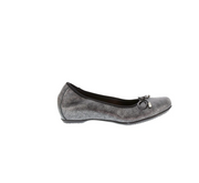 Graphite Fleck Ballerina Flat