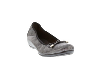 Graphite Fleck Ballerina Flat