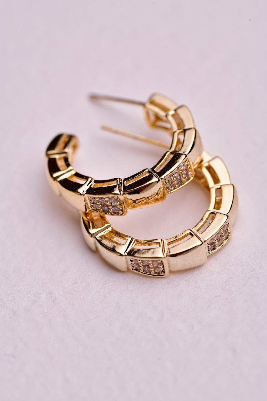 Odette Earrings - Gold or Silver
