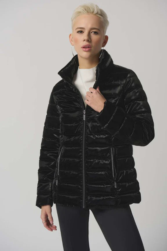 JR Puffer Jacket Black